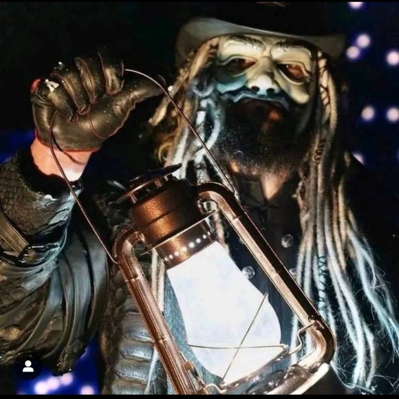 Bray Wyatt Uncle Howdy full sized working lantern Wyatt SICK. By NYC Artist - Picture 3 of 7